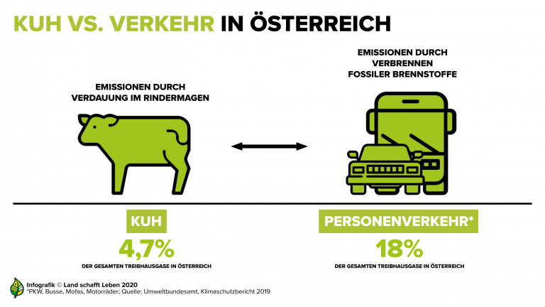 Die Kuh wird manchmal als Klimasünder angeführt. <span class="copyright">Land schafft Leben</span>