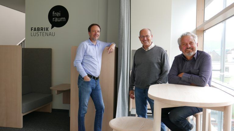 Stellen Platz zur Verfügung: Thomas Klas, Franz Rüf und Christian Lässer (v.l.). <span class="copyright">Christoph Gilhaus</span>