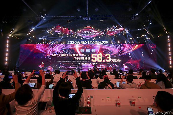 Verkaufsrekord von Alibaba bei weltgrößter Rabattschlacht