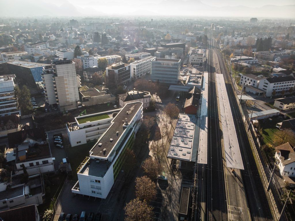 Dornbirn plant Tiefgarage am Bahnhof