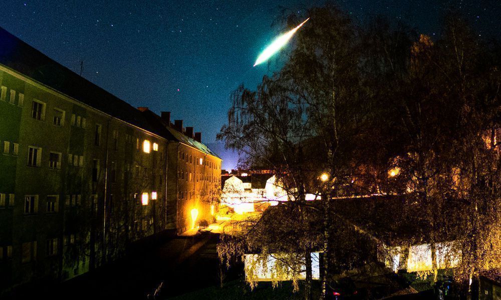 Meteor von Weiz aus abgelichtet