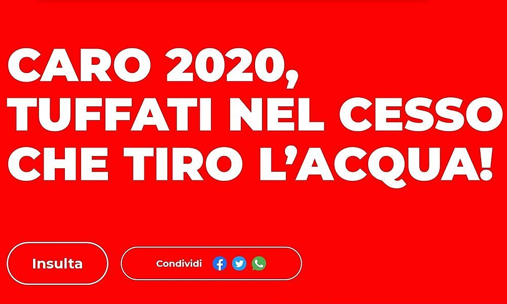Italiener können 2020 beschimpfen