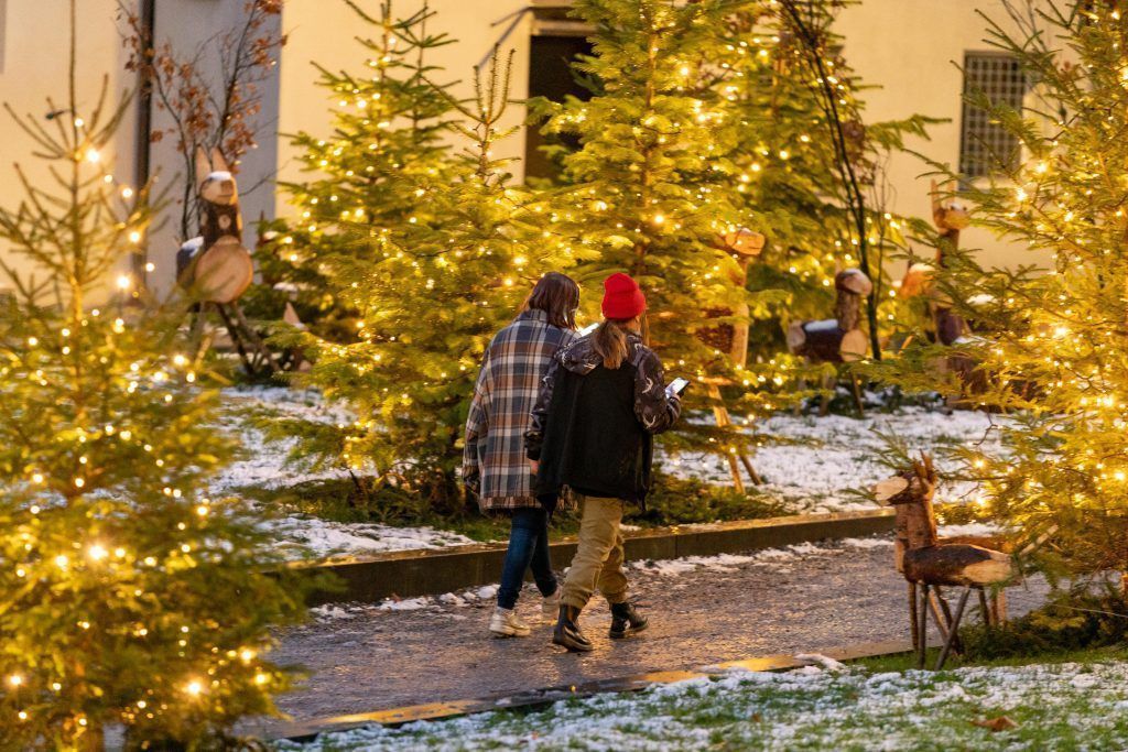 Weihnachtlicher Glanz in den Zentren