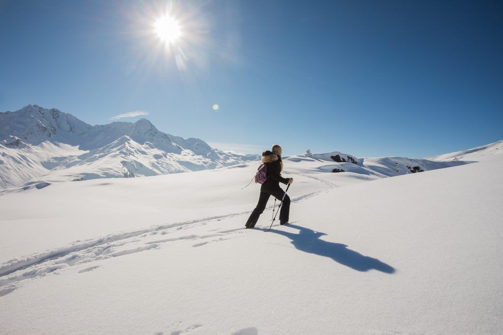 Skitourengeher von Schneebrett erfasst