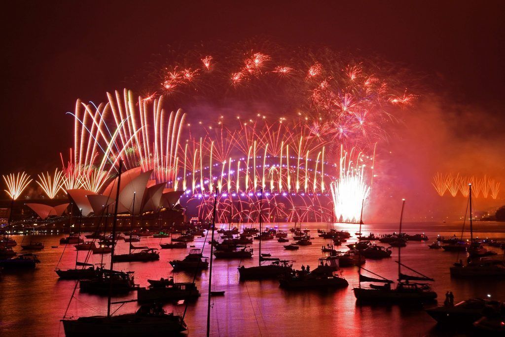 Feuerwerk ohne Zuschauer