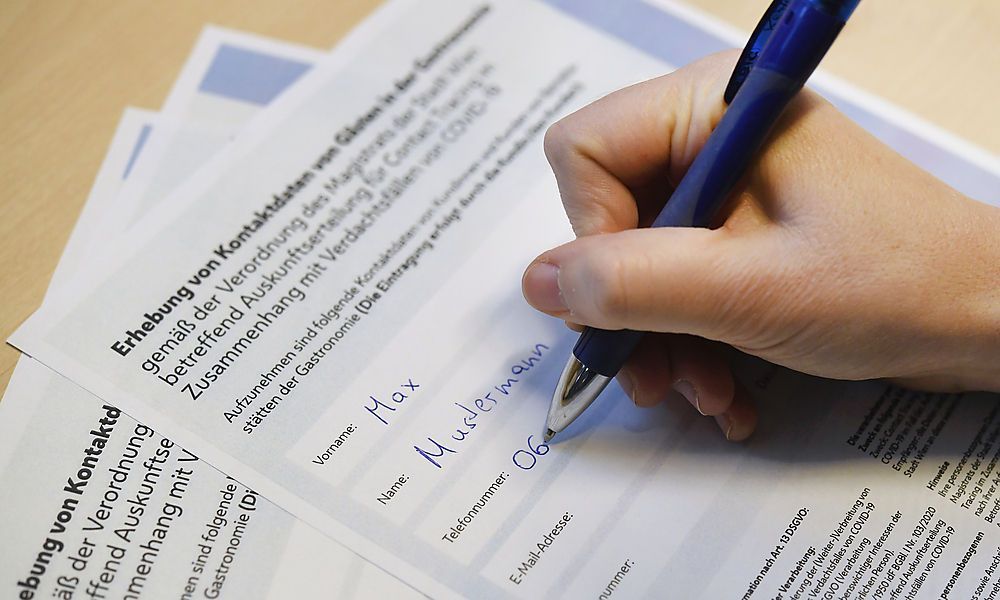 Registrierung in Gastro und bei Veranstaltungen