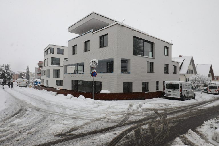 Wohnanlagen in Dornbirn musste abgerissen und neu gebaut werden. <span class="copyright">Hartinger</span>