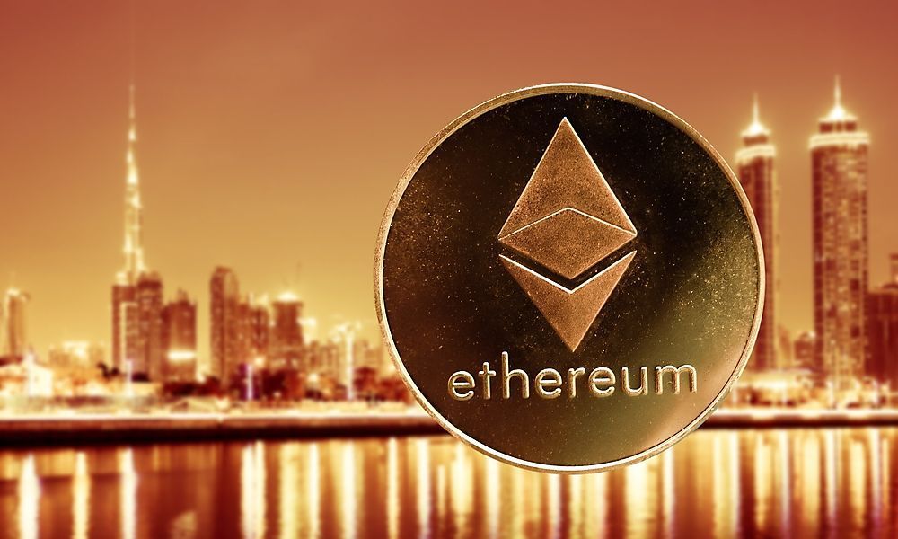 Kryptowährung Ethereum steigt