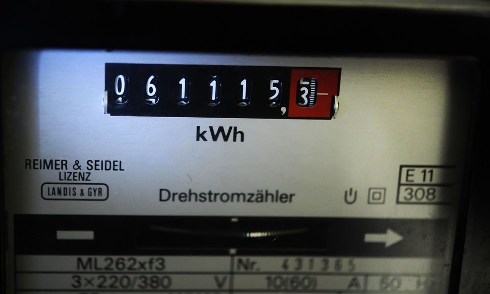 Haushaltsenergiepreise gesunken