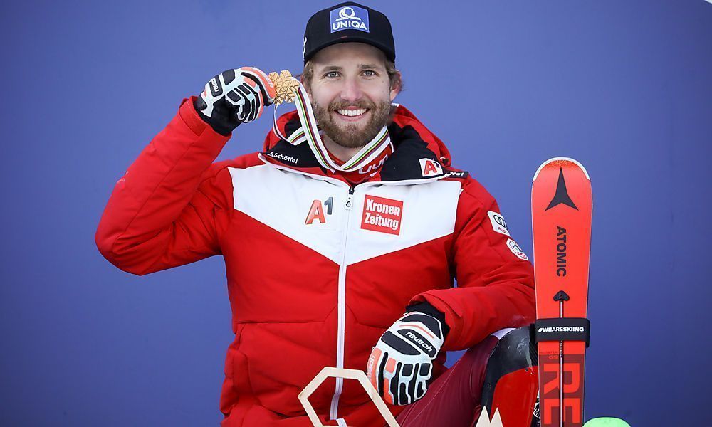 Marco Schwarz nach Gold in Kombination