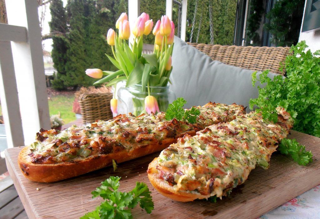 Flammkuchen-Baguettes