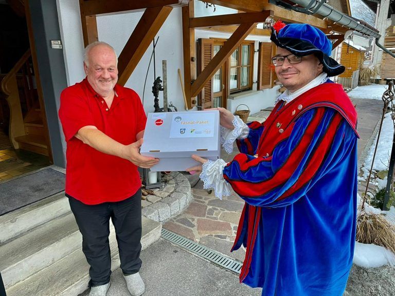 Für die Bürgermeis­ter-Absetzung wurde ein Video gedreht, das online zu sehen ist. <span class="copyright">Riebelzunft Frastanz</span>