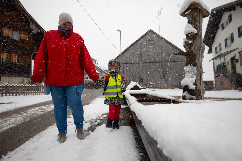 Schneereiches Comeback des Winters
