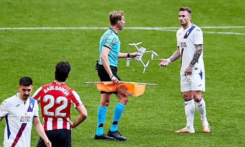 Spielunterbrechung in Bilbao