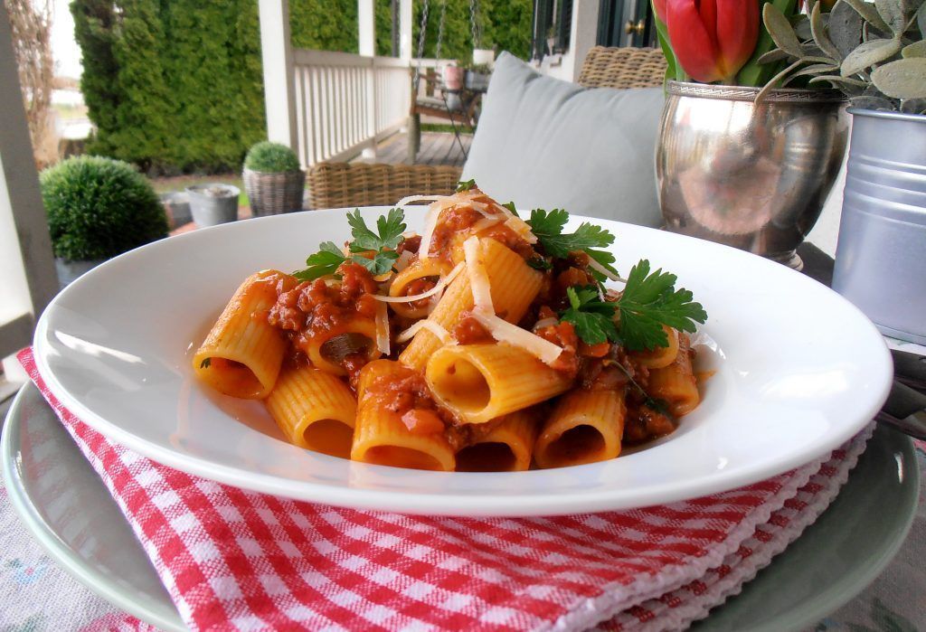 Pasta mit Salsiccia Ragu