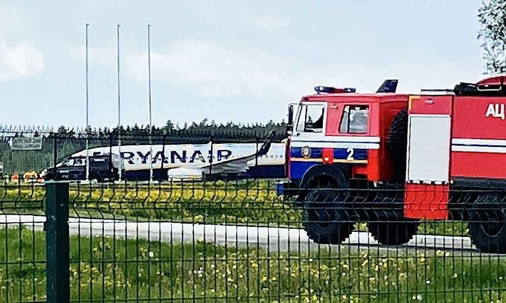 Linienflug in Minsk zur Landung gezwungen