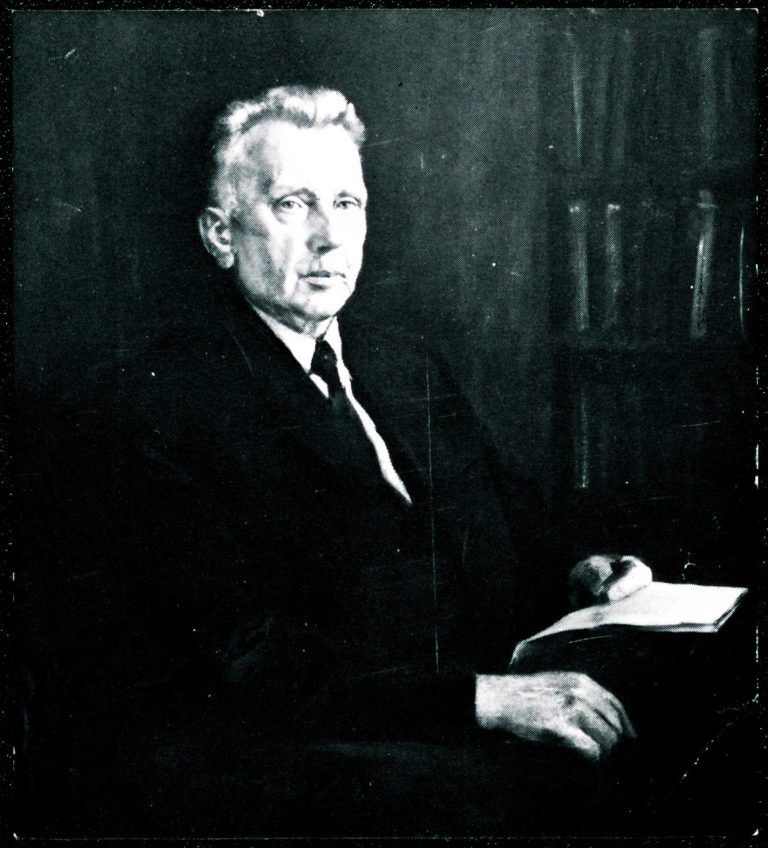 Foto eines Porträts Hans Nägeles von Eugen Jussel um 1953. <span class="copyright">Landesarchiv</span>