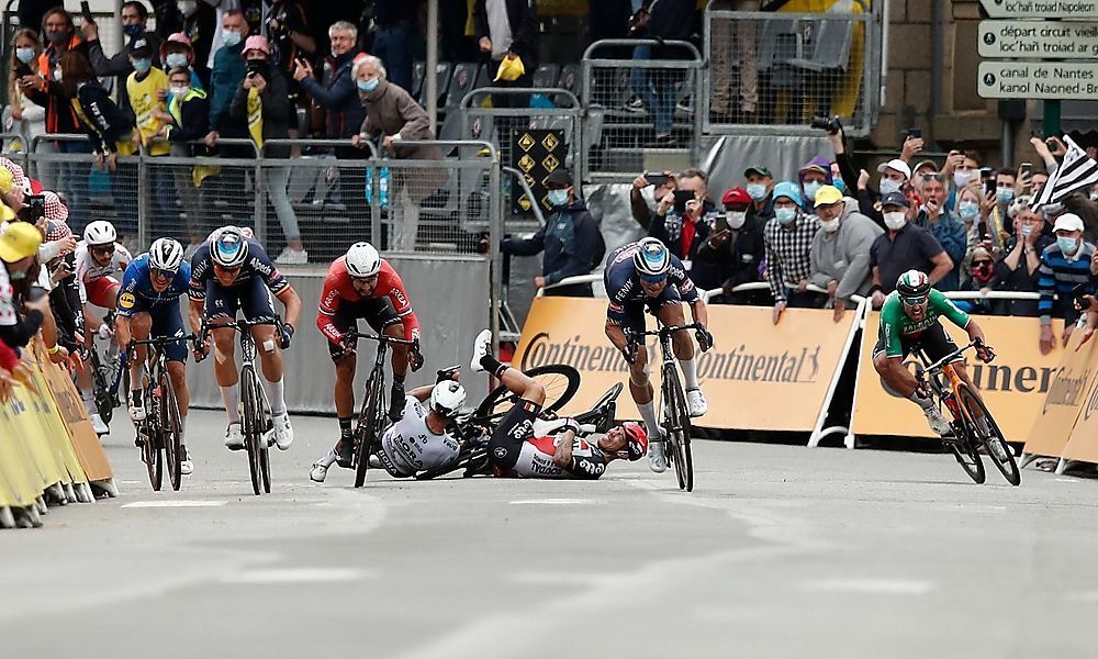 Weitere Stürze bei der Tour