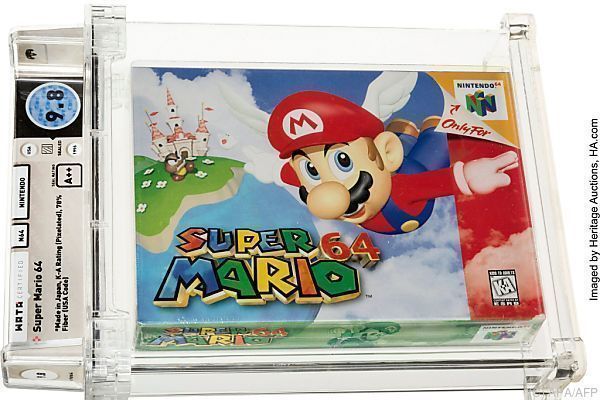 &#8220;Super Mario 64&#8221;-Videospiel für 1,56 Mio. Dollar versteigert