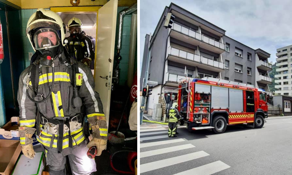 Brand in Feldkirch: Feuerwehr rettet Kinder aus Wohnung