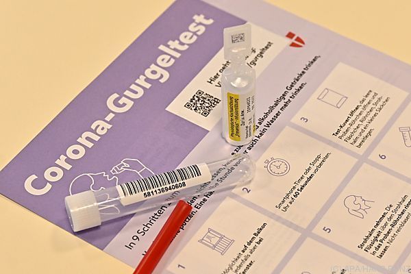 Gurgeln auch in den Bezirken Gmunden und Vöcklabruck