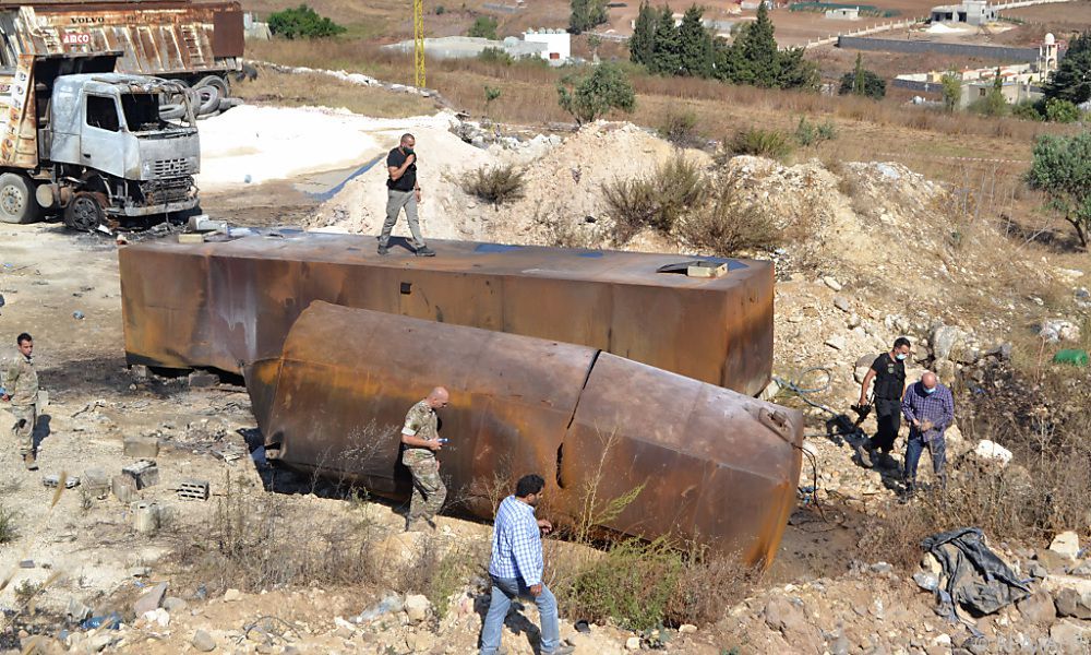20 Tote bei Treibstoff-Explosion im Libanon