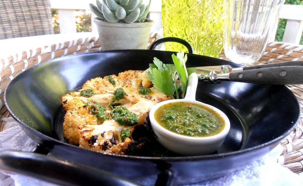 Blumenkohlsteak mit Chimichurri