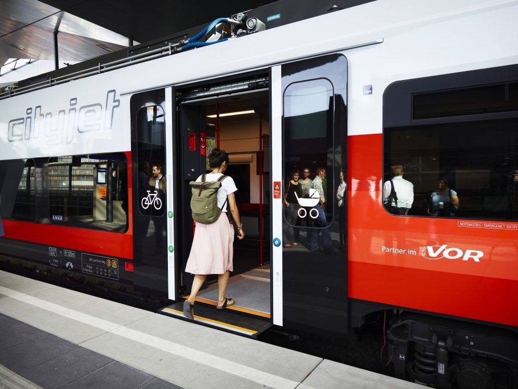 Zuglieferung ist auf Schiene