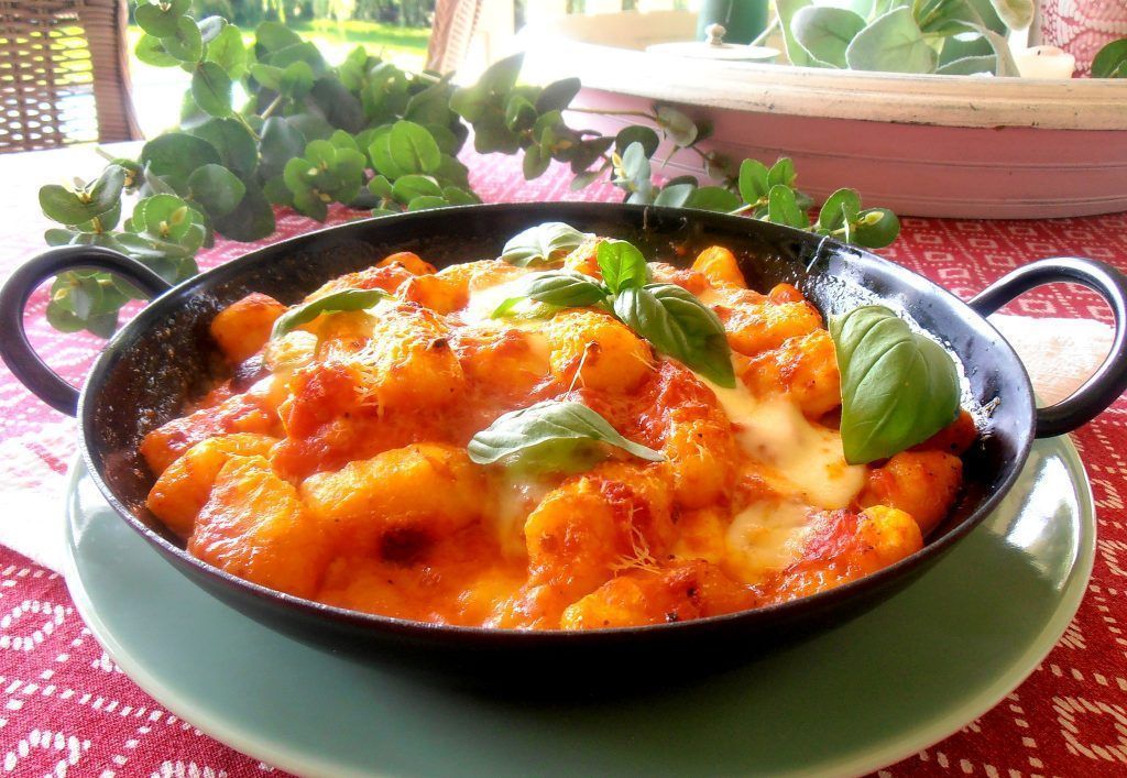 Gnocchi sorrentina mit Tomatensauce