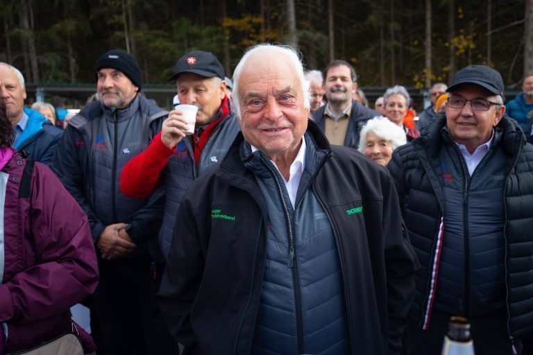 Der Obmann des Rodelclubs Bludenz Helmut Tagwerker hat sich besonders gefreut. <span class="copyright">Hartinger</span>