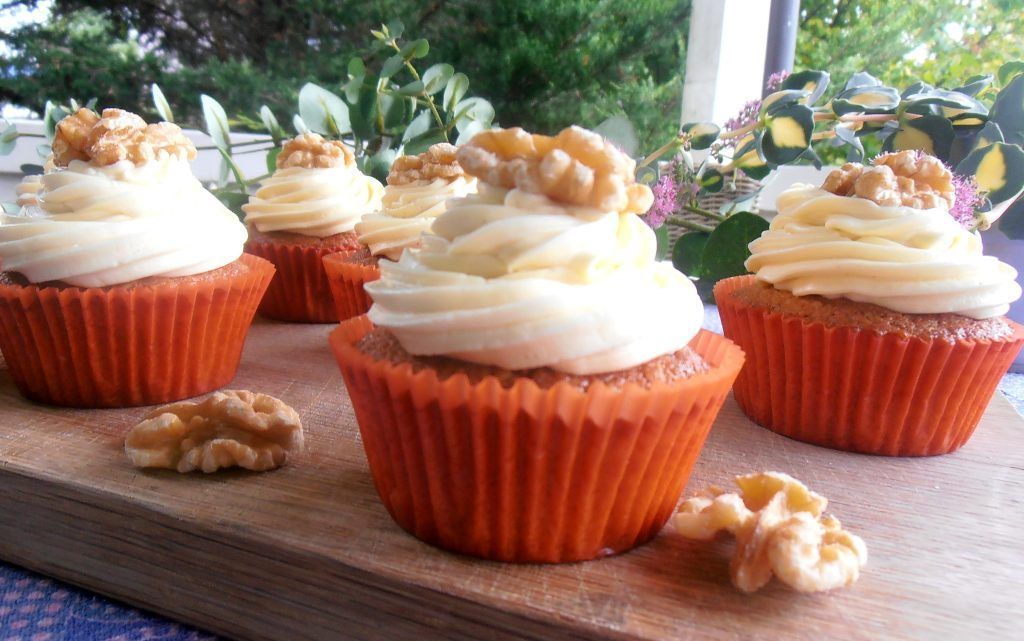 Köstliche Walnuss-Cupcakes