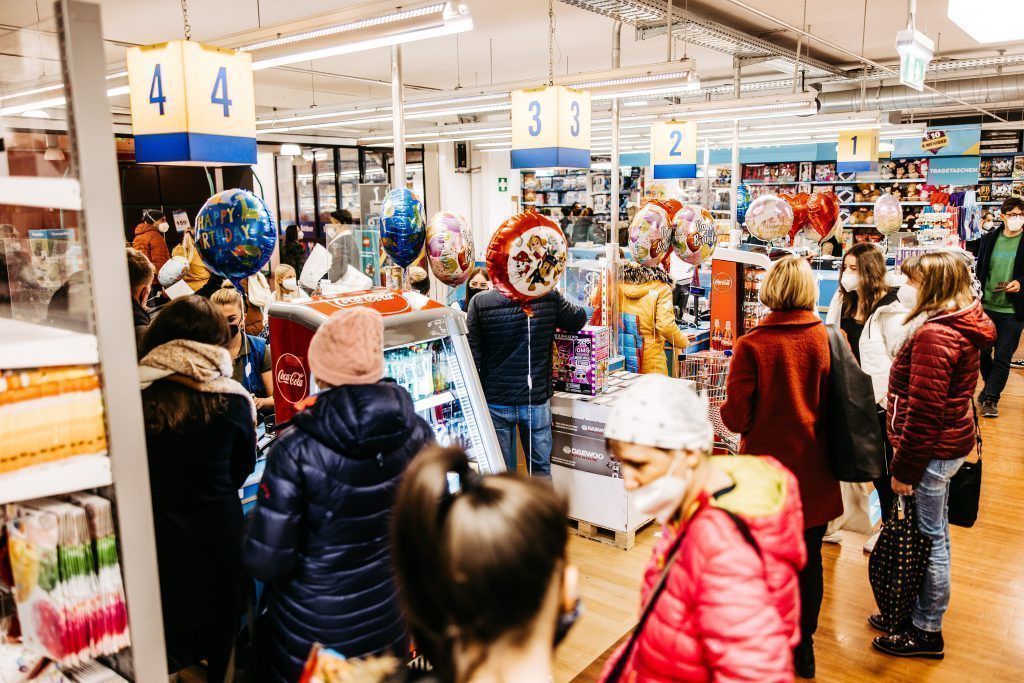 Großer Andrang am letzten Einkaufstag