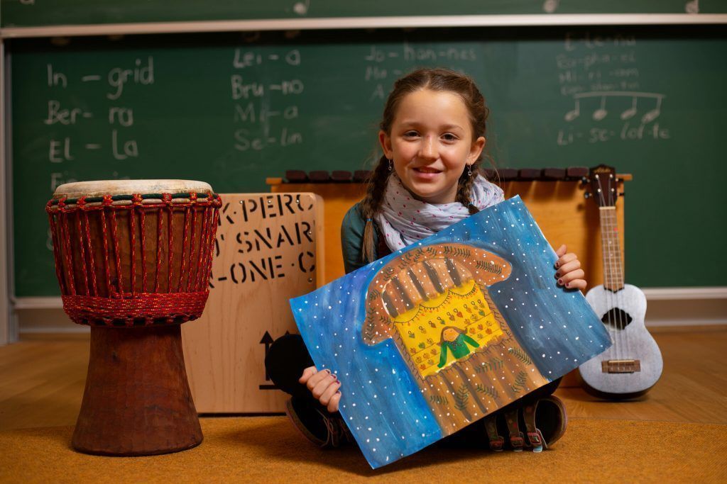 Die turnende Musikerin