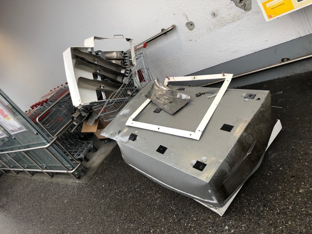 Zigarettenautomat gesprengt