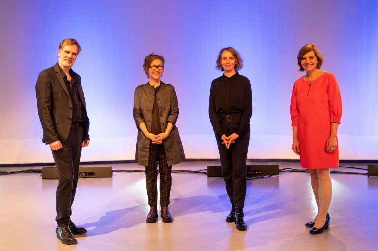 V.l.: Winfried Nußbaummüller, Erika Lutz, Bella Angora und Barbara Schöbi-Fink. <span class="copyright">A. Serra</span>