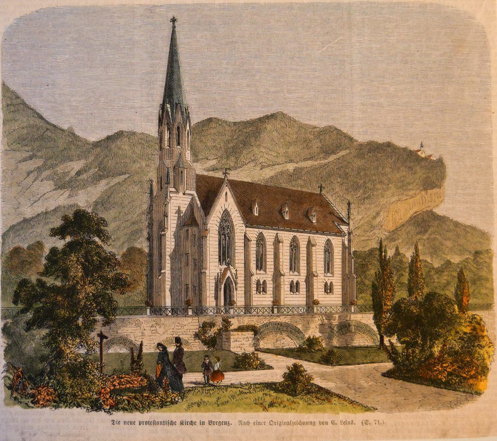 Römisches Fundament und Turm mit Weitblick