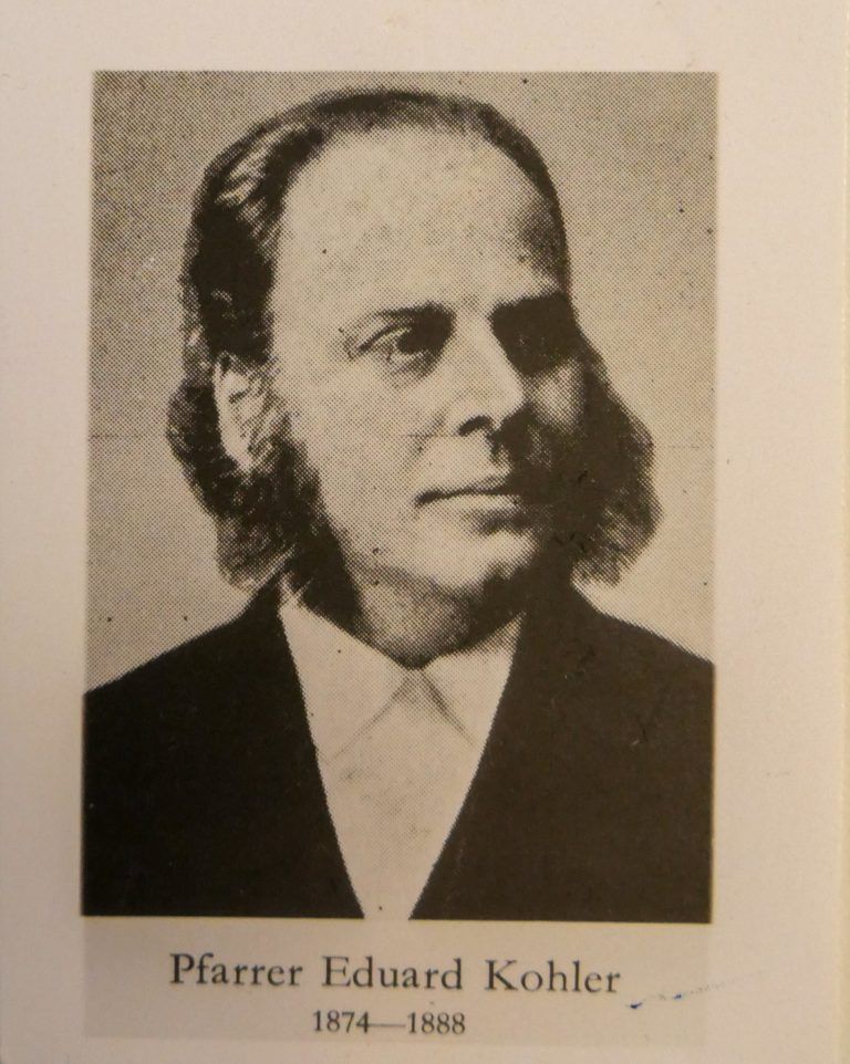 Der erste Pfarrer der evangelischen Kirche: Eduard Kohler.<br><span class="copyright">Evangelische Kirche Bregenz</span>