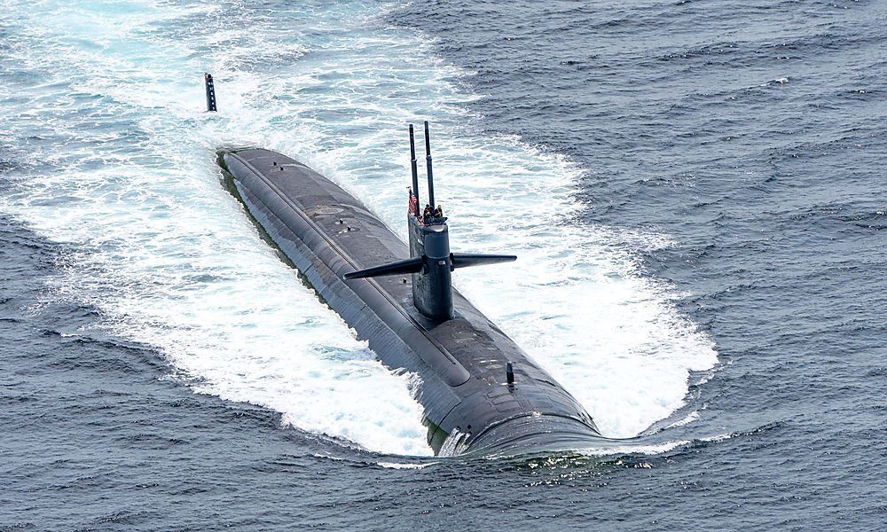 Russisches Kriegsschiff vertreibt US-U-Boot