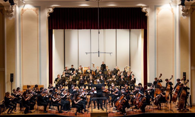 Das Sinfonieorchester des Vorarlberger Landeskonservatoriums. <span class="copyright">Victor Marin</span>