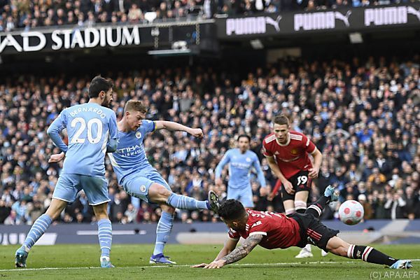 Manchester City klarer 4:1-Sieger im Derby gegen United