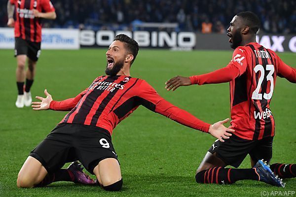 1:0-Auswärtssieg von Milan im Serie-A-Schlager bei Napoli