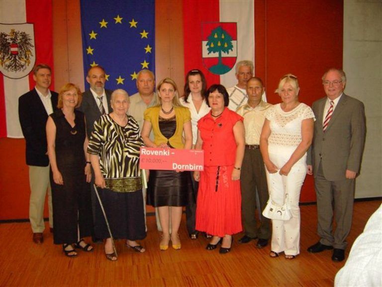 Die ukrainische Delegation 2008 beim Empfang in Dornbirn. <span class="copyright">Bundschuh</span>
