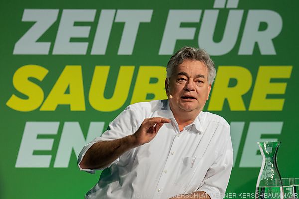 Schuldenfreie Grüne bestätigen Kogler und Rauch