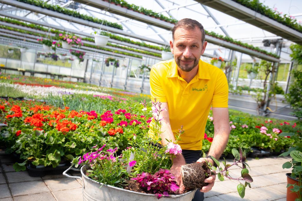 Blumenschmuck am Balkon mal anders