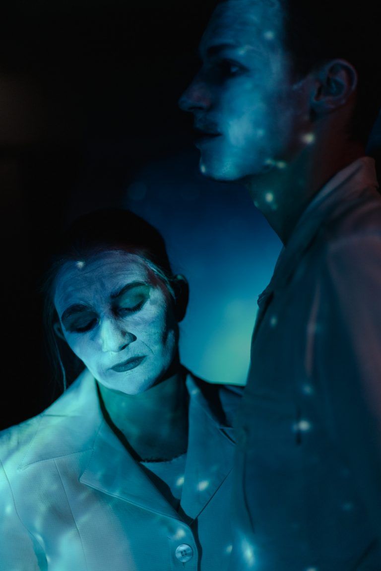 Probenfoto mit Vivienne Causemann und Nico Raschner <span class="copyright">Sarah Mistura</span>