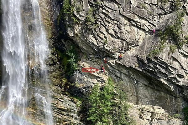 Kletterin nach Absturz in Kärnten spektakulär gerettet