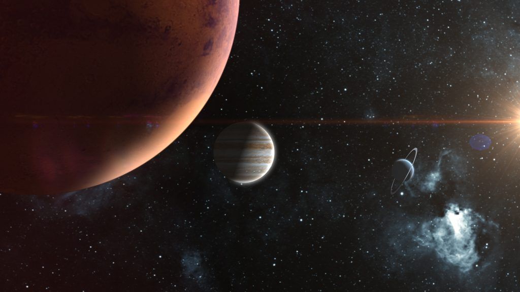 Planeten in Opposition