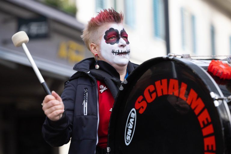 Für die musikalische Untermalung sorgten auch die Schalmeien aus Kehlegg. <span class="copyright">Hartinger</span>