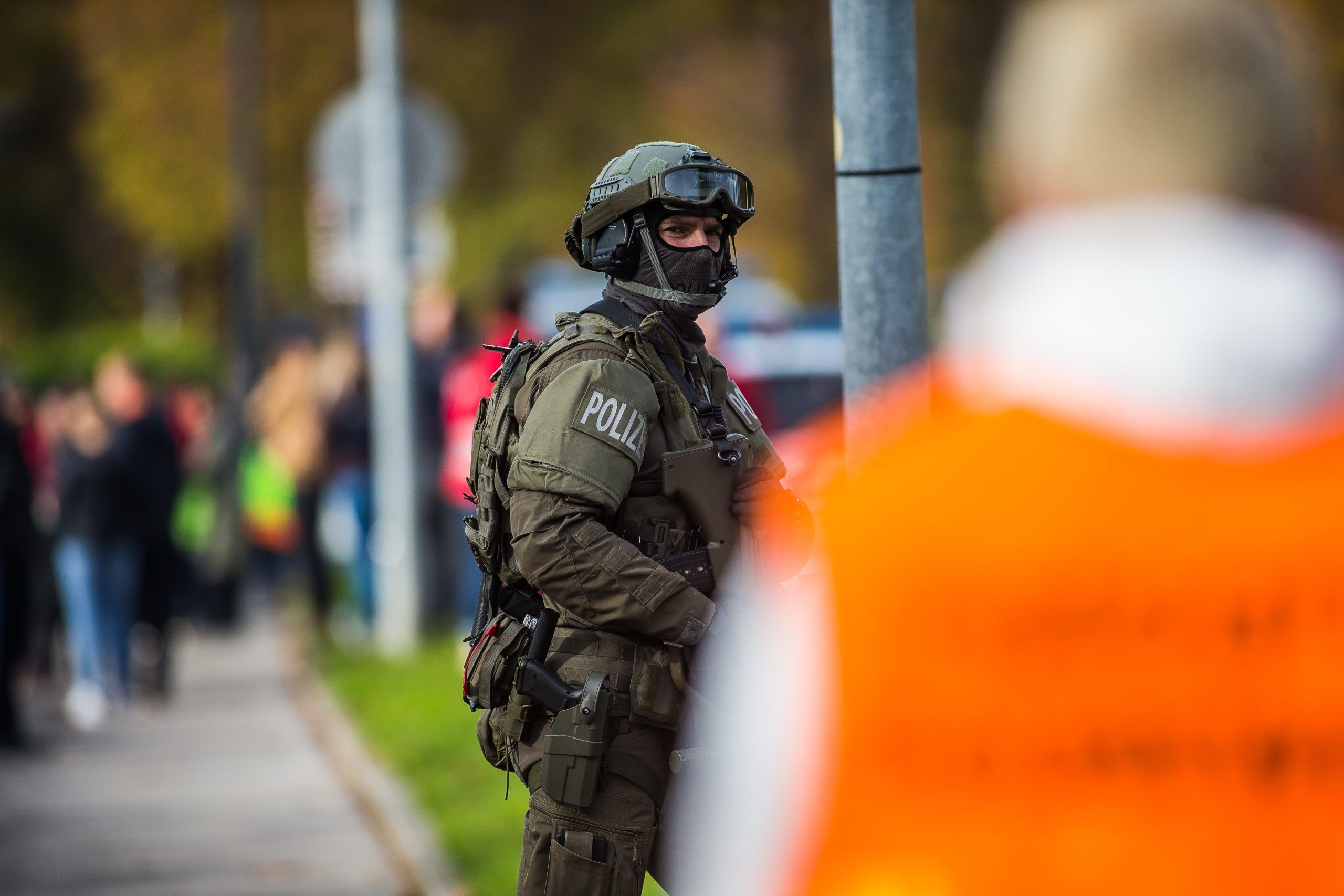 Polizeieinsatz. <span class="copyright">Hartinger</span>