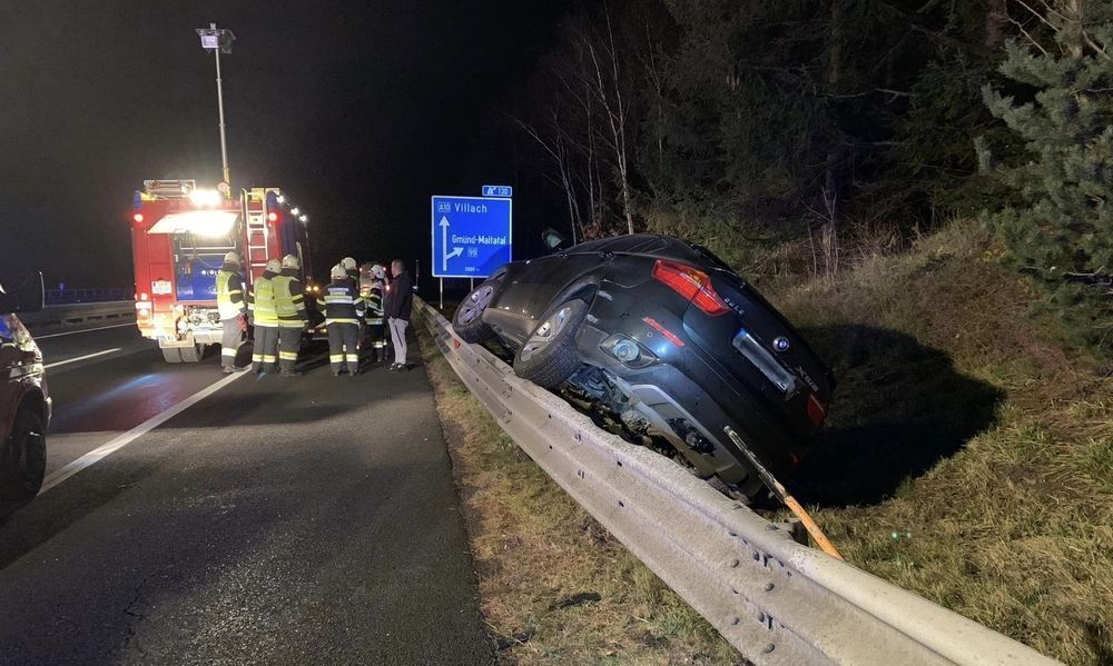 Alkolenker verursachte Unfall auf Tauernautobahn
